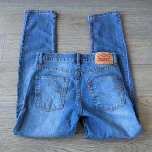 LEVIS / 510 CLASSIC LIGHT BLUE DENIM SKINNY JEAN / SIZE 27